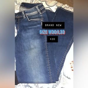 Women’s blue bootcut jeans